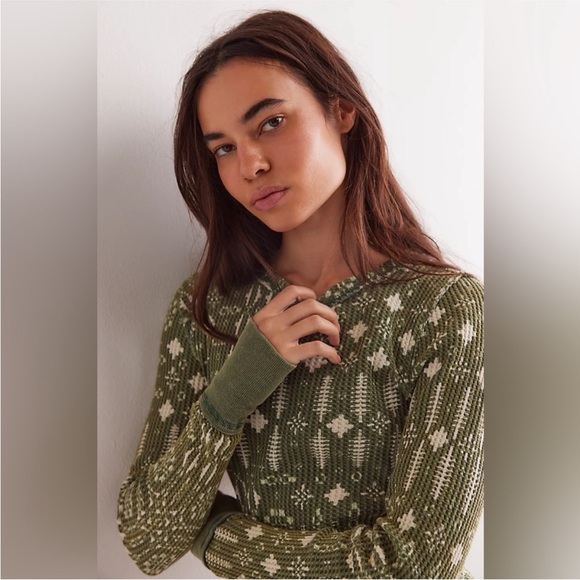 Free People Thermal Long Sleeve Top - Picture 2 of 5